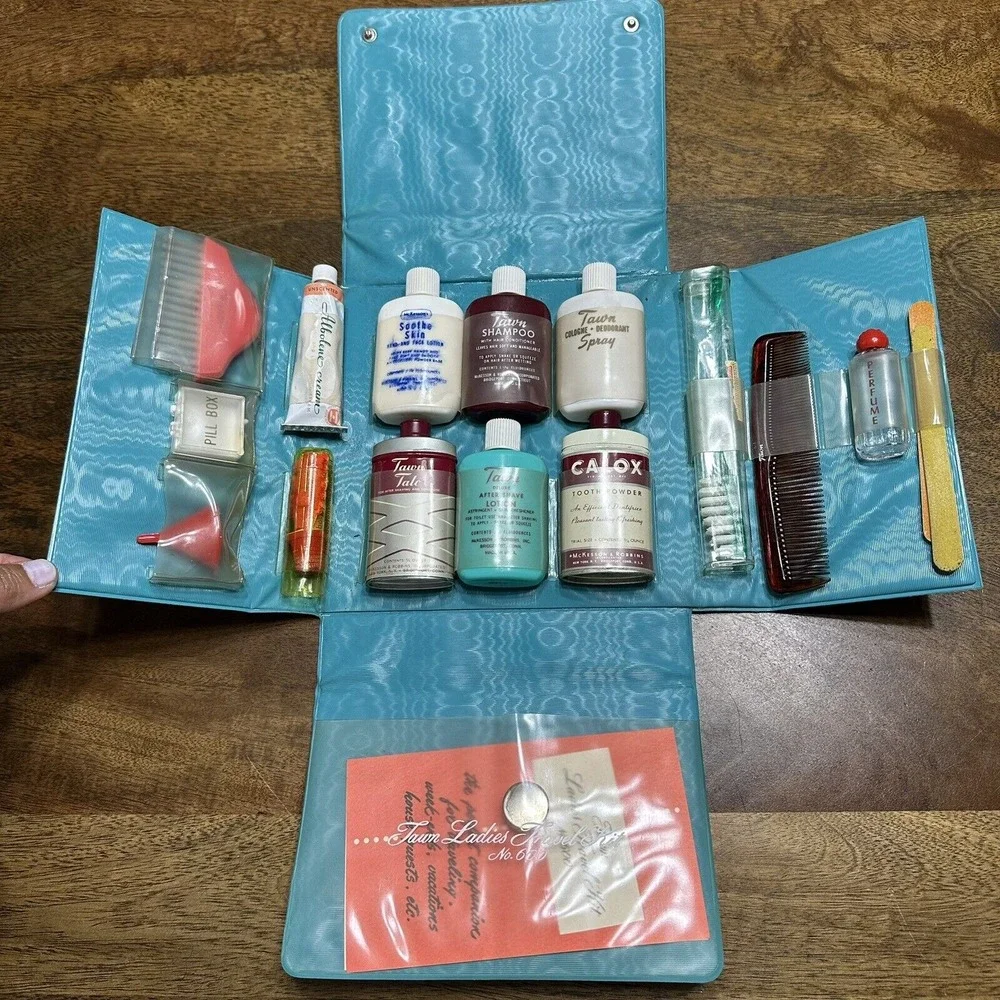 Tawn ladies travel kit‎ No. 600 new old stock Featured In The Smithsonian Museum